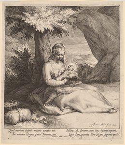 Ruhe auf der Flucht nach Ägypten von Jan Muller