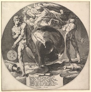 Schöpfung der Welt, ca. 1592 von Jan Muller