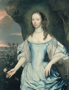 Porträt einer Dame, 1662 von Jan Mytens or Mijtens