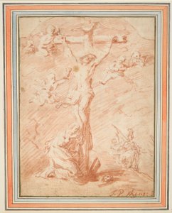 Christus am Kreuz mit der hl. Magdalena