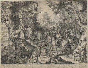 Allegorie des blühenden Zustands der Vereinigten Provinzen von Jan Pietersz Saenredam