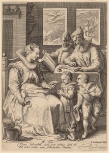 Morgen von Jan Pietersz Saenredam, after Hendrik Goltzius