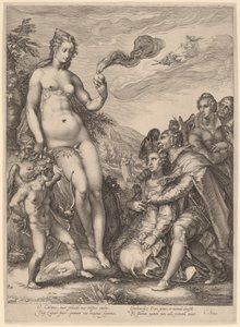 Der Kult der Venus von Jan Pietersz Saenredam, after Hendrik Goltzius