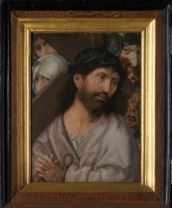 Linkes Flügelbild des Diptychons eines Franziskanerbruders von Jan Provoost