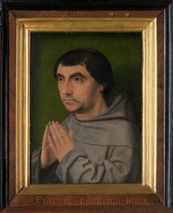 Rechtes Panel des Diptychons eines Franziskanerbruders