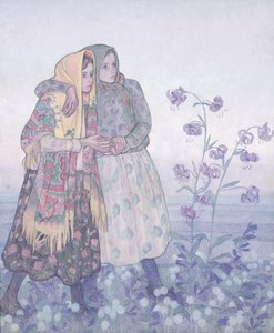 Prozession polnischer Hochlandfrauen, ca. 1910 von Jan Rembowski