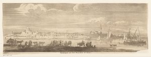 Ansicht von Nijmegen aus dem Norden von Jan Ruyter