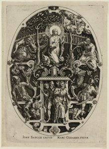 Agonie im Garten, aus Passion Christi von Jan Sadeler I