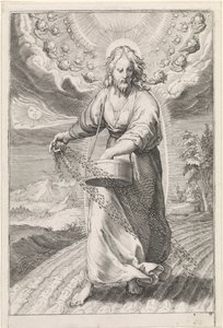 Christus als Sämann von Jan Saenredam (attributed to)