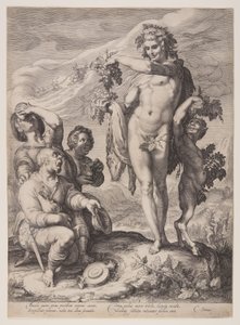 Huldigung an Bacchus von Jan Saenredam