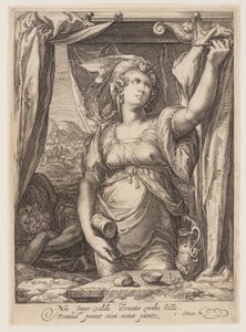 Jael und Sisera von Jan Saenredam
