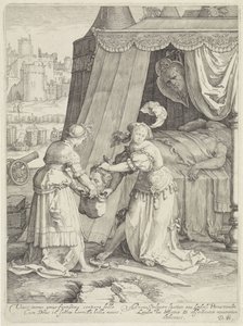 Judith mit dem Kopf des Holofernes von Jan Saenredam