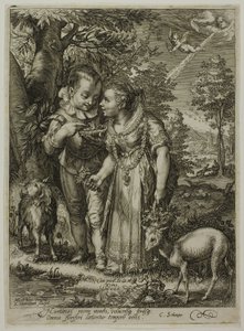 Frühling, aus Die vier Jahreszeiten von Jan Saenredam