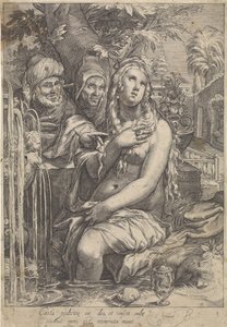 Susanna und die Ältesten von Jan Saenredam