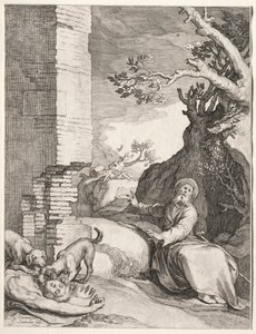 Die Vorhersage von Ahija von Jan Saenredam