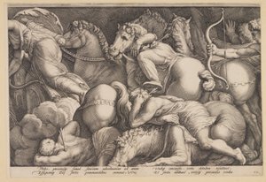 Die Bestrafung der Niobe (Platte 2)