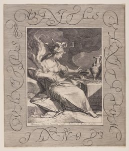 Vanitas Vanitatum et Omnia Vanitas von Jan Saenredam
