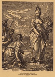 Verehrung von Demeter (Ceres) von Jan Saenredam