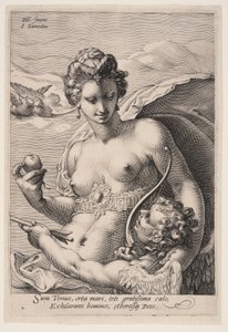 Venus und Amor, aus Drei Göttinnen