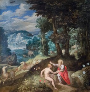 Erschaffung Adams, ca. 1586-89 von Jan Soens