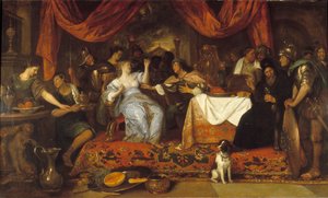 Antonius und Kleopatra von Jan Steen