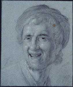 Rembrandt lachend (Kopie nach dem frühen Selbstbildnis Rembrandts bei F. Stoop in Byfleet) von Jan Steen