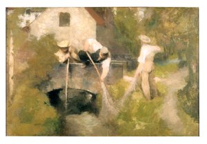Baggerarbeiten in der Woluwe