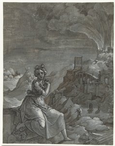 Kassandra trauert um den Untergang Trojas