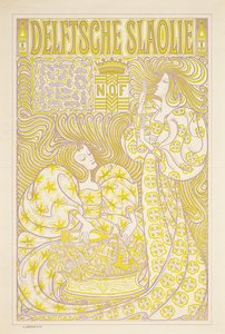 Werbeplakat für Delft Salatöl, 1894