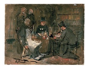 Das Büro des Anwalts (Studie) von Jan Toorop