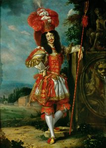 Kaiser Leopold I. 1640-1705 in einem Theaterkostüm, 1667 von Jan Thomas