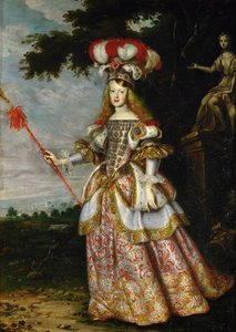 Margarita Teresa, Infantin von Spanien, in einem Theaterkostüm von Jan Thomas
