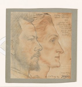 Porträts von Albert Verwey und Stefan George