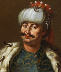 Johann III. Sobieski, König von Polen, als osmanischer Sultan gekleidet von Jan Tricius