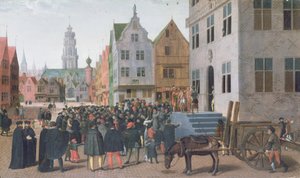 Ecce Homo (Christus dem Volk gezeigt) c.1565 von Jan Van Wechelen