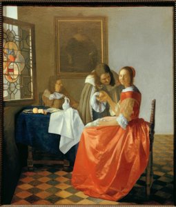 Das Mädchen mit dem Weinglas