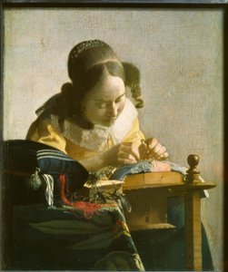 Die Spitzenklöpplerin von Jan Vermeer van Delft