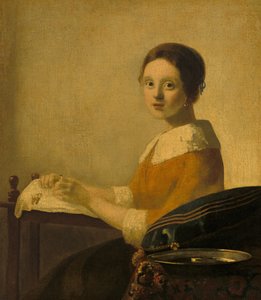 Die Spitzenklöpplerin, ca. 1925