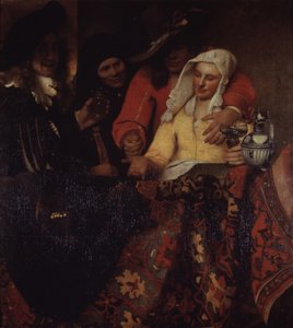 Die Kupplerin, 1656 von Jan Vermeer van Delft