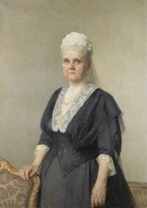 Königin Emma, Prinzessin von Waldeck-Pyrmont. Witwe von König Wilhelm III von Jan Veth