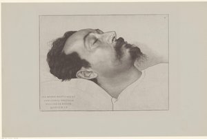 Nicolaas de Roever auf seinem Totenbett