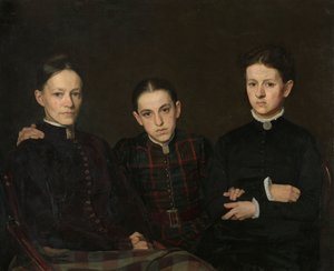 Porträt von Cornelia, Clara und Johanna Veth