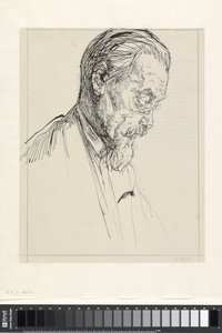 Porträt von Cornelis Hofstede de Groot von Jan Veth