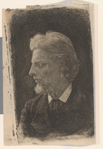 Porträt von Jacques Perk von Jan Veth