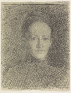 Porträt von Fräulein C.J. Veth von Jan Veth
