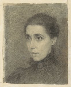 Porträt von Frau M. Bruyel-De Favauge von Jan Veth