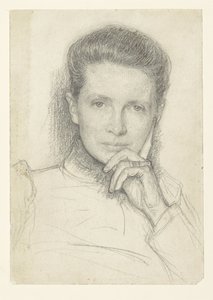 Studie für das Porträt von Frau K.C. Boxman-Winkler von Jan Veth