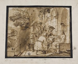 Josephs Brüder zeigen Jakob seinen Mantel, 1640er Jahre von Jan Victors