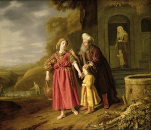 Die Vertreibung von Hagar und Ismael, ca. 1644 von Jan Victors