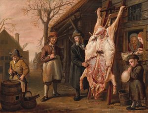 Das geschlachtete Schwein von Jan Victors